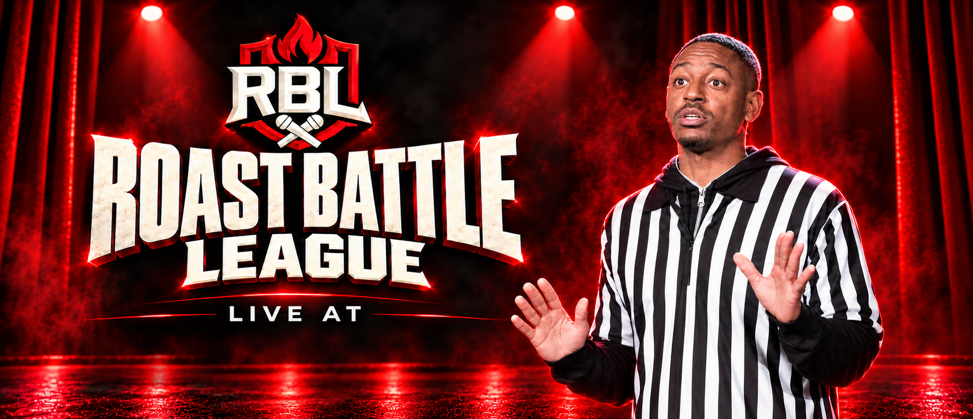 Roast Battle League live at Miami Improv, featuring Brian Moses